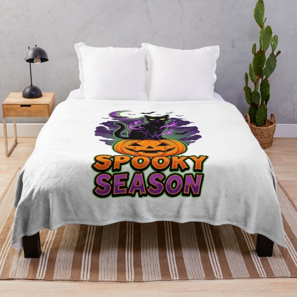 Item preview, Black Cat Spooky Season Art designed and sold by Quillway.