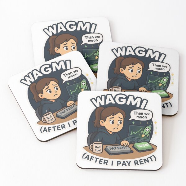 Item preview, WAGMI Degen Female After I Pay Rent designed and sold by DivinelyAligned8.