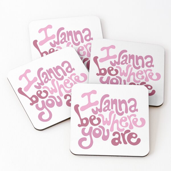 Item preview, I wanna be where you are - pink  designed and sold by Ashleysola.