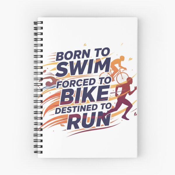 Item preview, Born to Swim Forced to Bike Destined to Run designed and sold by LaurannaDesign.