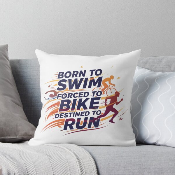 Item preview, Born to Swim Forced to Bike Destined to Run designed and sold by LaurannaDesign.