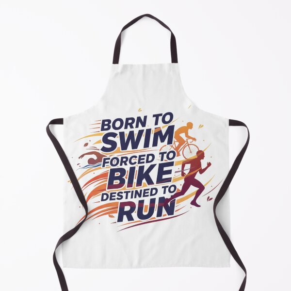 Item preview, Born to Swim Forced to Bike Destined to Run designed and sold by LaurannaDesign.