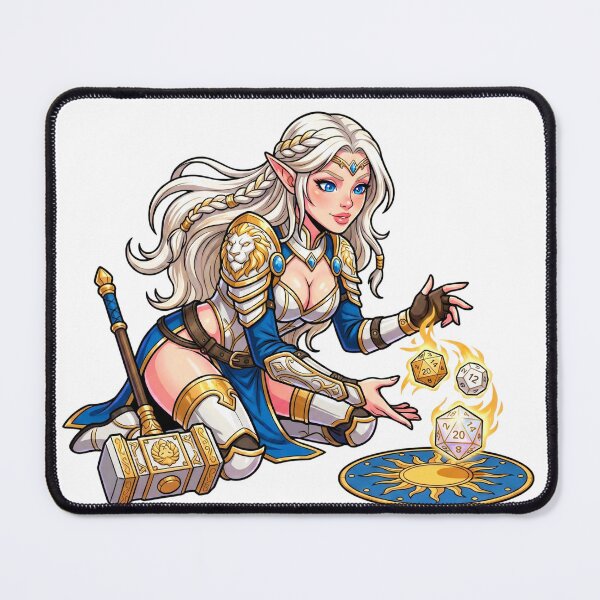 Item preview, Roll for Smite: Elven Paladin Rolling Dice designed and sold by SkinnyFlatWhite.