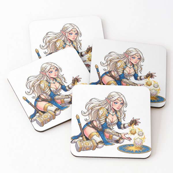 Item preview, Roll for Smite: Elven Paladin Rolling Dice designed and sold by SkinnyFlatWhite.