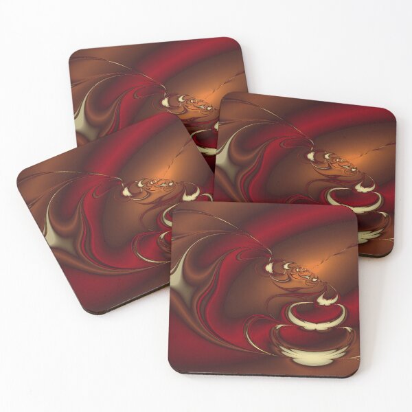 Item preview, Latte Abstract Fractal designed and sold by MoodyMuseArt.