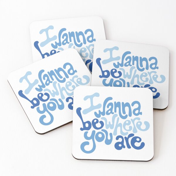 Item preview, I wanna be where you are blue designed and sold by Ashleysola.