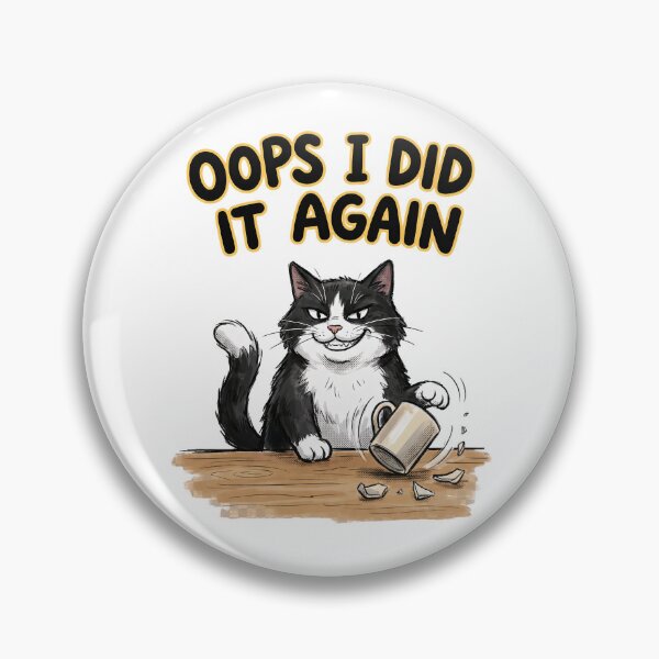 Item preview, Mischievous Cat Oops I Did It Again designed and sold by Quillway.