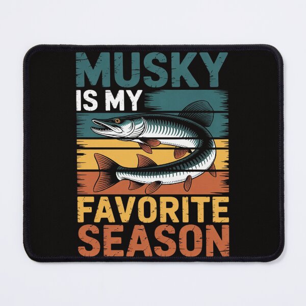 Item preview, Distressed Musky Fishing Is My Favorite Season designed and sold by BotboutiquePre.