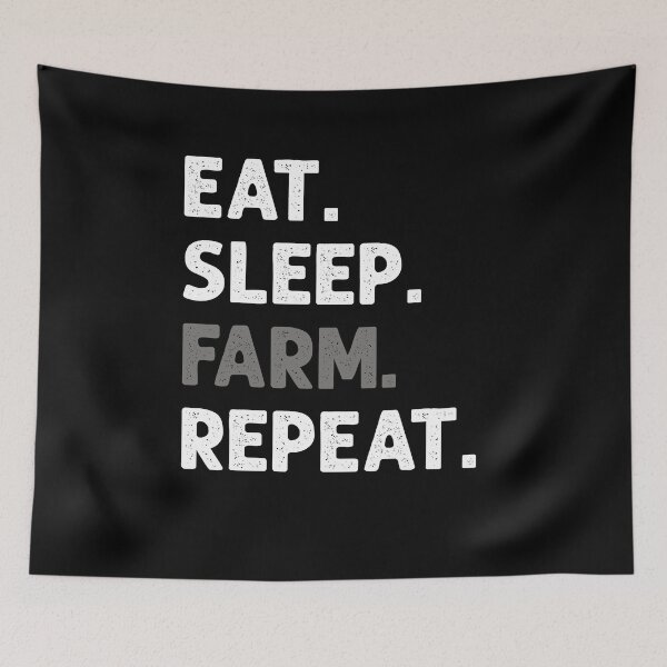 Item preview, Eat Sleep Farm Repeat Farming Farmer designed and sold by JRRTs.