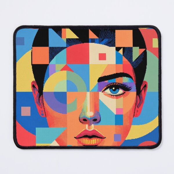Item preview, Geometric Portrait of Abstract Beauty designed and sold by JonelleTshirts.