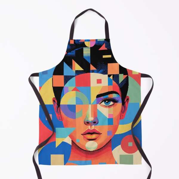 Item preview, Geometric Portrait of Abstract Beauty designed and sold by JonelleTshirts.