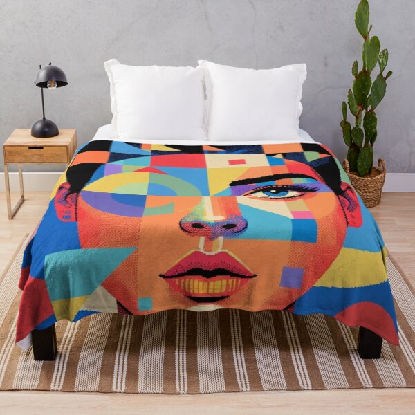 Item preview, Geometric Portrait of Abstract Beauty designed and sold by JonelleTshirts.