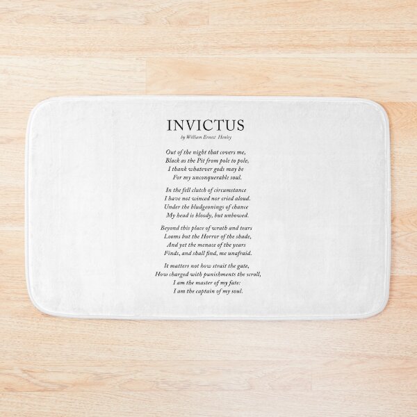Item preview, Invictus Poem William Ernest Henley  designed and sold by corbrand.