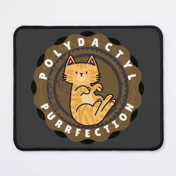 Item preview, PURRECTLY POLYDACTYL WITH SIX TOES designed and sold by Catawampus-Cat.