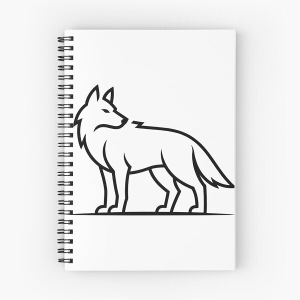 Item preview, Minimalist Wolf Silhouette designed and sold by OFlasif.