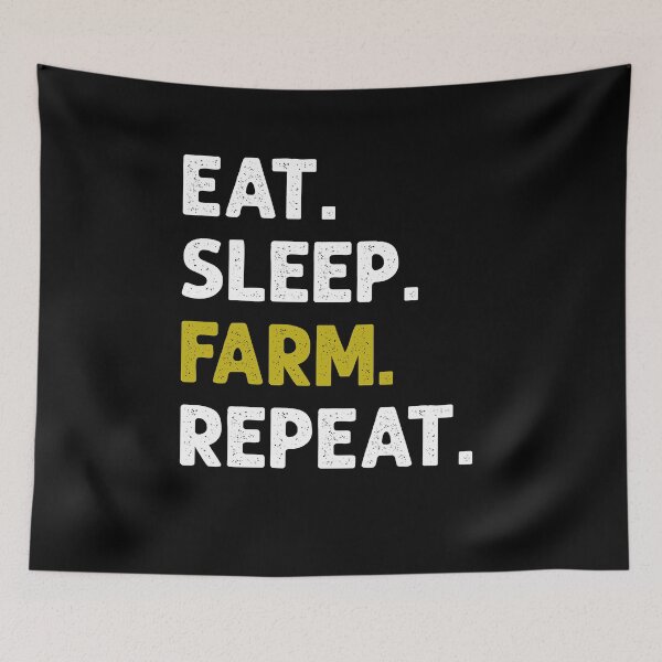 Item preview, Eat Sleep Farm Repeat Farming Farmer designed and sold by JRRTs.