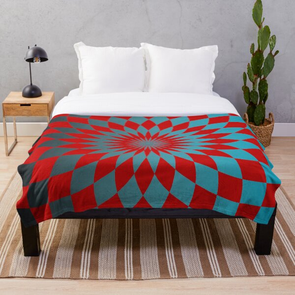 Item preview, Abstract spiral pattern red blue designed and sold by Spectral2.