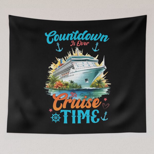 Item preview, Countdown Is Over It's Cruise Time Travel Enthusiast designed and sold by Gogetgiggles.