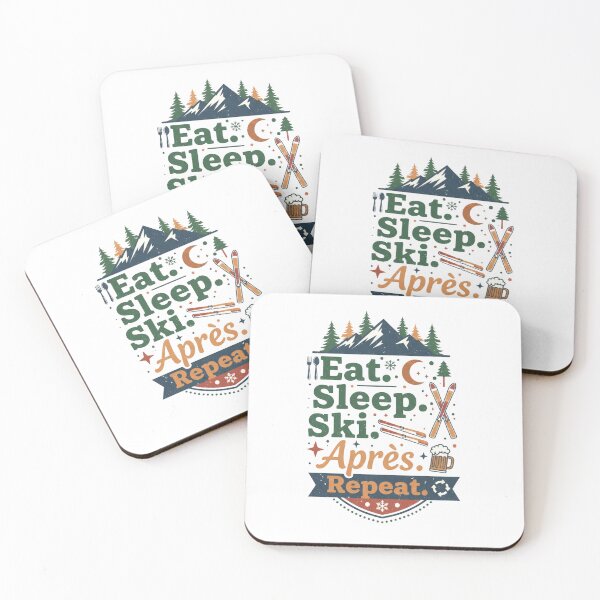 Item preview, Eat, Sleep, Ski, Apres, Repeat designed and sold by Lia Vina.