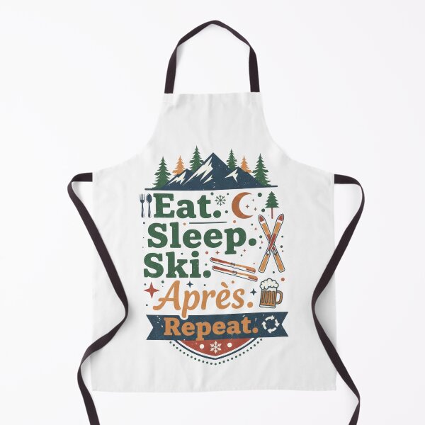 Item preview, Eat, Sleep, Ski, Apres, Repeat designed and sold by Lia Vina.