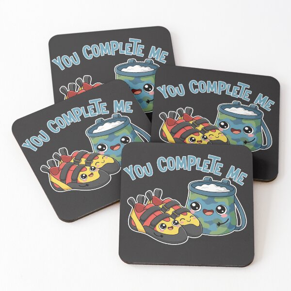 Item preview, Cute You Complete Me Rock Climbing Chalk Bag and Shoes Bouldering Gift designed and sold by KnotQualified.