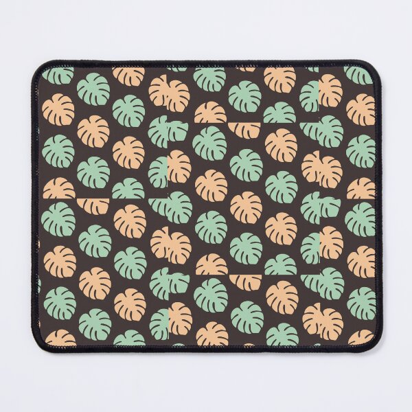 Item preview, Pastel Monstera Leaf Grid designed and sold by Le Grand Requin.