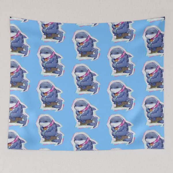 Item preview, Marvel Rivals Jeff The Land Shark The Fin-ker Spray designed and sold by KaiSpecter.