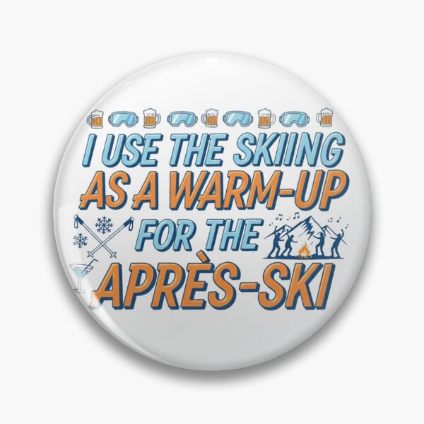 Item preview, Skiing and Partying - Après-ski Lover designed and sold by Lia Vina.