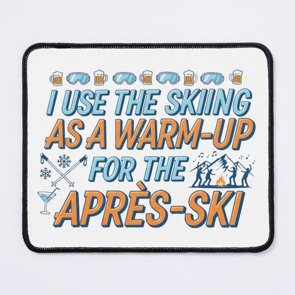 Item preview, Skiing and Partying - Après-ski Lover designed and sold by Lia Vina.
