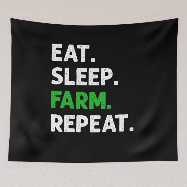 Item preview, Eat Sleep Farm Repeat Farming Farmer designed and sold by JRRTs.