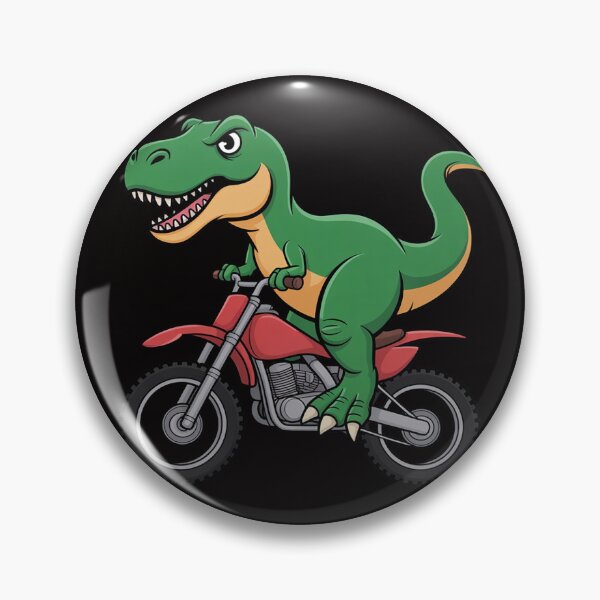 Artikelvorschau, Dirtbike für Männer, Jungen und Kinder, Dinosaurier-Motorradfahren entworfen und verkauft von BotboutiquePre.