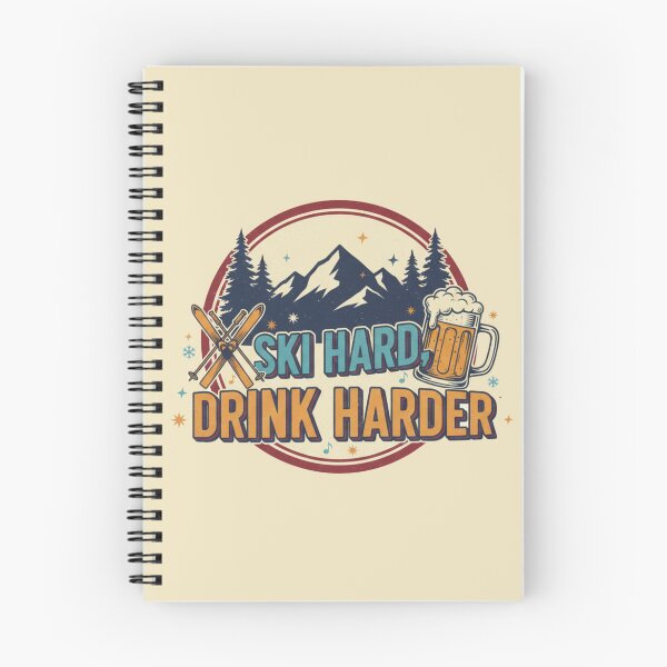 Item preview, Ski Hard, Drink Harder Apres Ski designed and sold by Lia Vina.