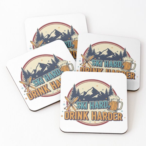 Item preview, Ski Hard, Drink Harder Apres Ski designed and sold by Lia Vina.