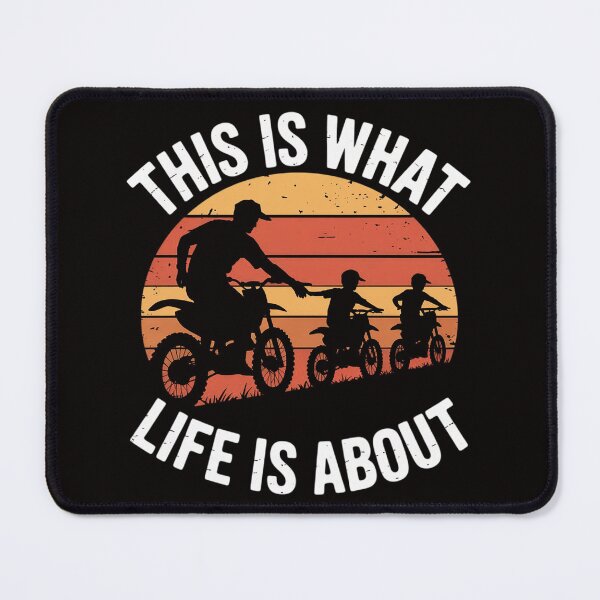 Item preview, Dirt Bike Dad Motocross Motorcycle FMX Biker Father and Kids designed and sold by silladive.