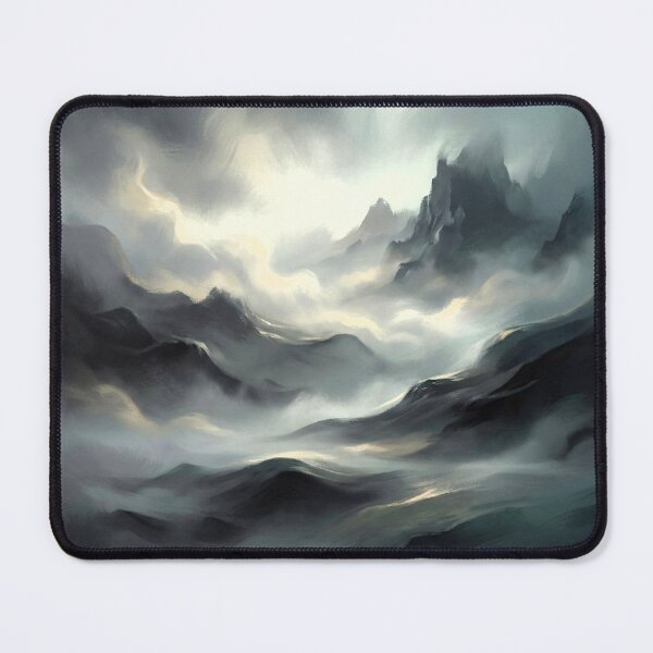 Item preview, Elarq Mist: Surreal Misty Landscape Digital Art designed and sold by Noireclave.