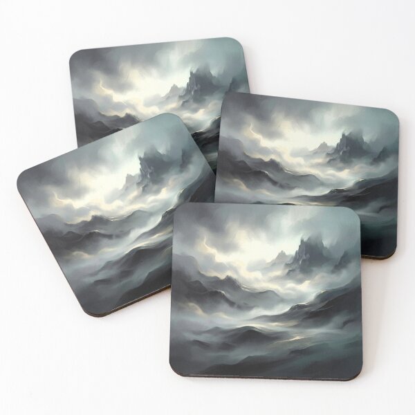 Item preview, Elarq Mist: Surreal Misty Landscape Digital Art designed and sold by Noireclave.