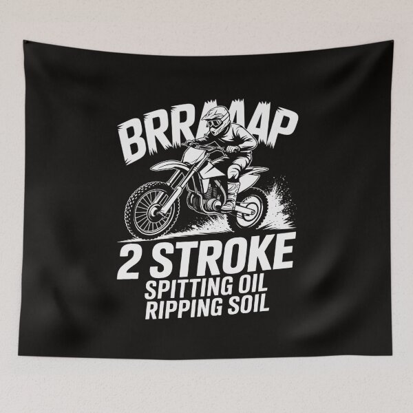 Item preview, Dirt Bike 2 Stroke Spitting Oil Motocross designed and sold by silladive.