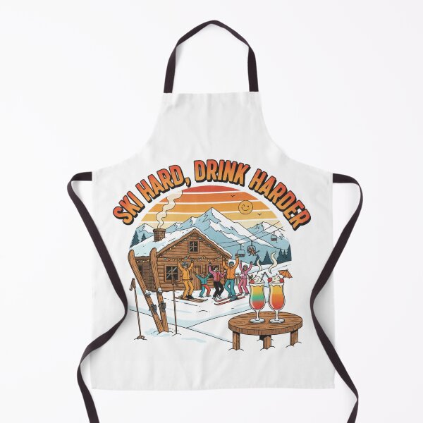 Item preview, Ski Hard, Drink Harder Apres Ski Sentence designed and sold by Lia Vina.