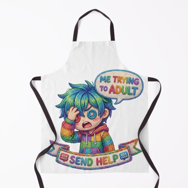 Item preview, Embroidered "Adulting" Struggle Rainbow Patch Meme designed and sold by newvisionart191.
