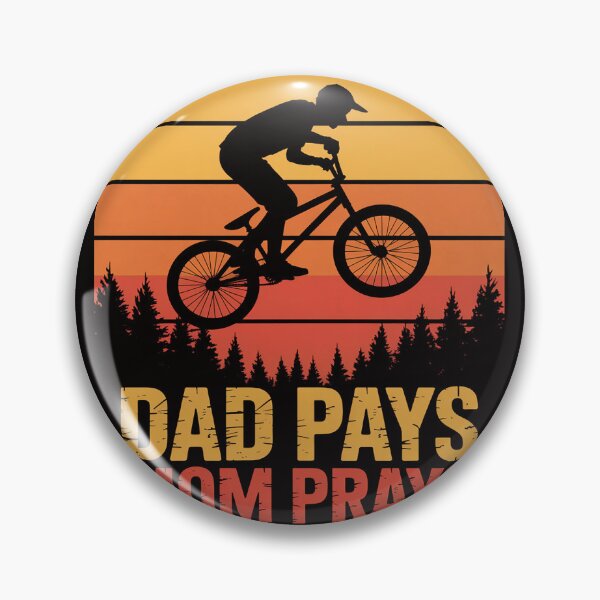 Item preview, Dad Pays Mom Prays Dirt Bike Motocross Boys Kids designed and sold by silladive.