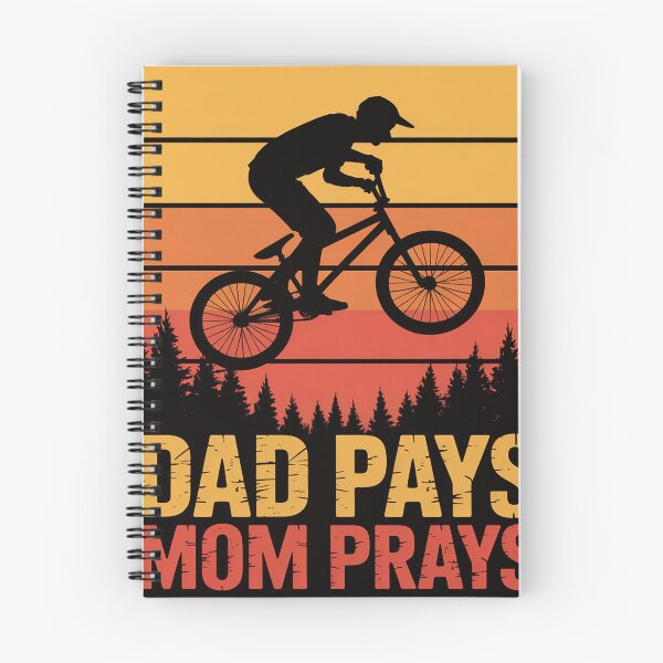 Item preview, Dad Pays Mom Prays Dirt Bike Motocross Boys Kids designed and sold by silladive.