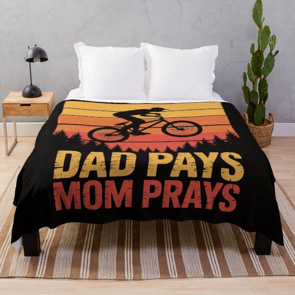 Item preview, Dad Pays Mom Prays Dirt Bike Motocross Boys Kids designed and sold by silladive.