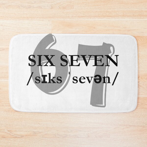 Item preview, SIX & SEVEN – Number Layers designed and sold by ForcePrint.
