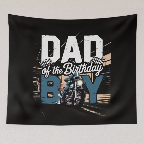 Item preview, Dad of the Birthday Boy Dirt Bike B-day motocross Party designed and sold by silladive.