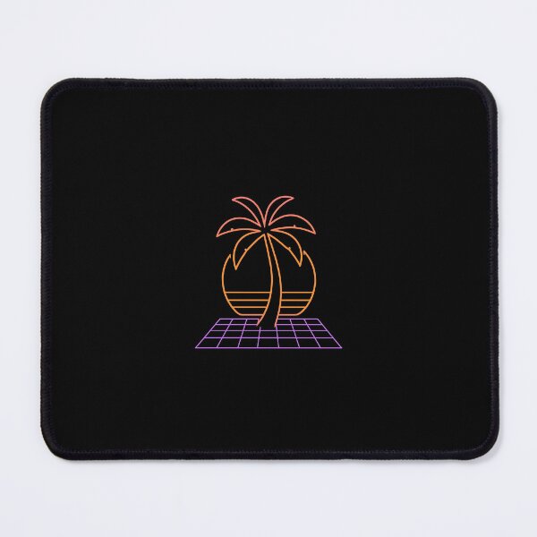 Item preview, Neon Palm Grid Sunset designed and sold by Le Grand Requin.