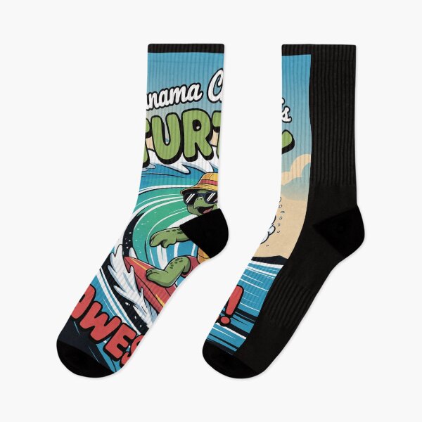 Item preview, Cute Panama City Beach Kid's Turtle on Surfboard designed and sold by silladive.