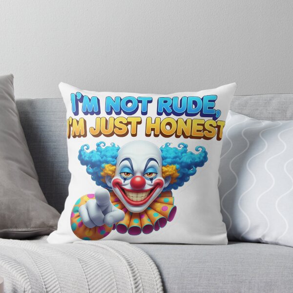 Item preview, Smirking Honest Clown Sassy Sticker Design designed and sold by newvisionart191.