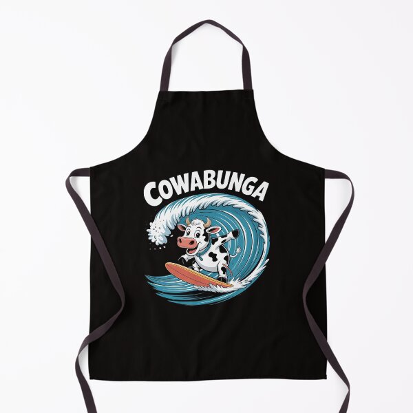 Item preview, Cowabunga Beach Surfing Cow Surfingboard Surfboard designed and sold by silladive.
