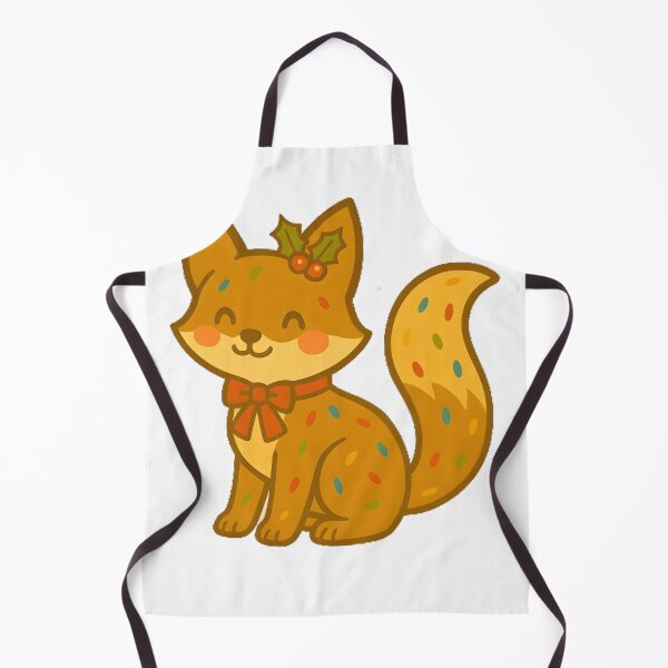 Item preview, Fruitcake Fox – Kawaii Christmas Animal Treat designed and sold by Whiskers&Waffles.