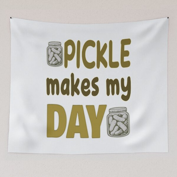 Item preview, Pickle Makes My Day Jar Art designed and sold by DNC1134.